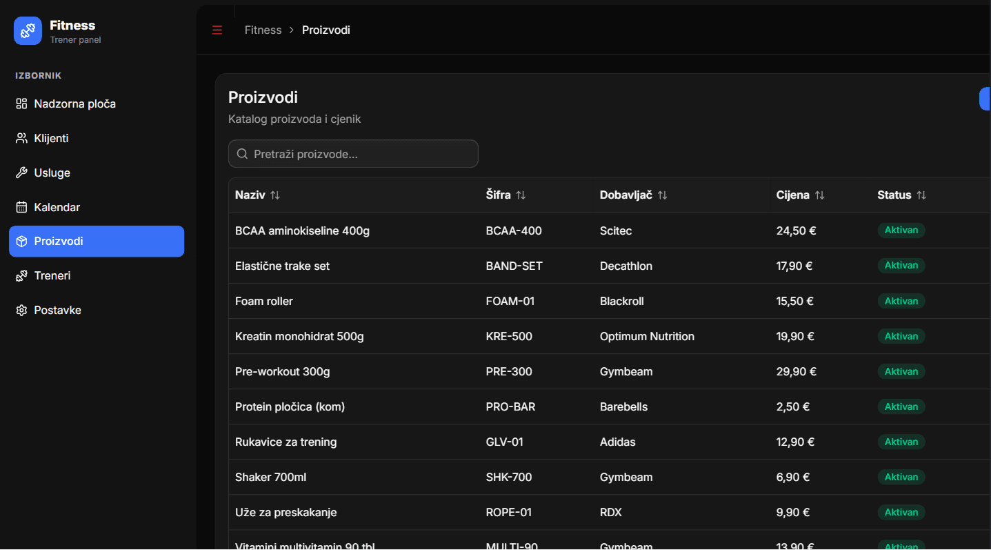 Katalog proizvoda i cijena